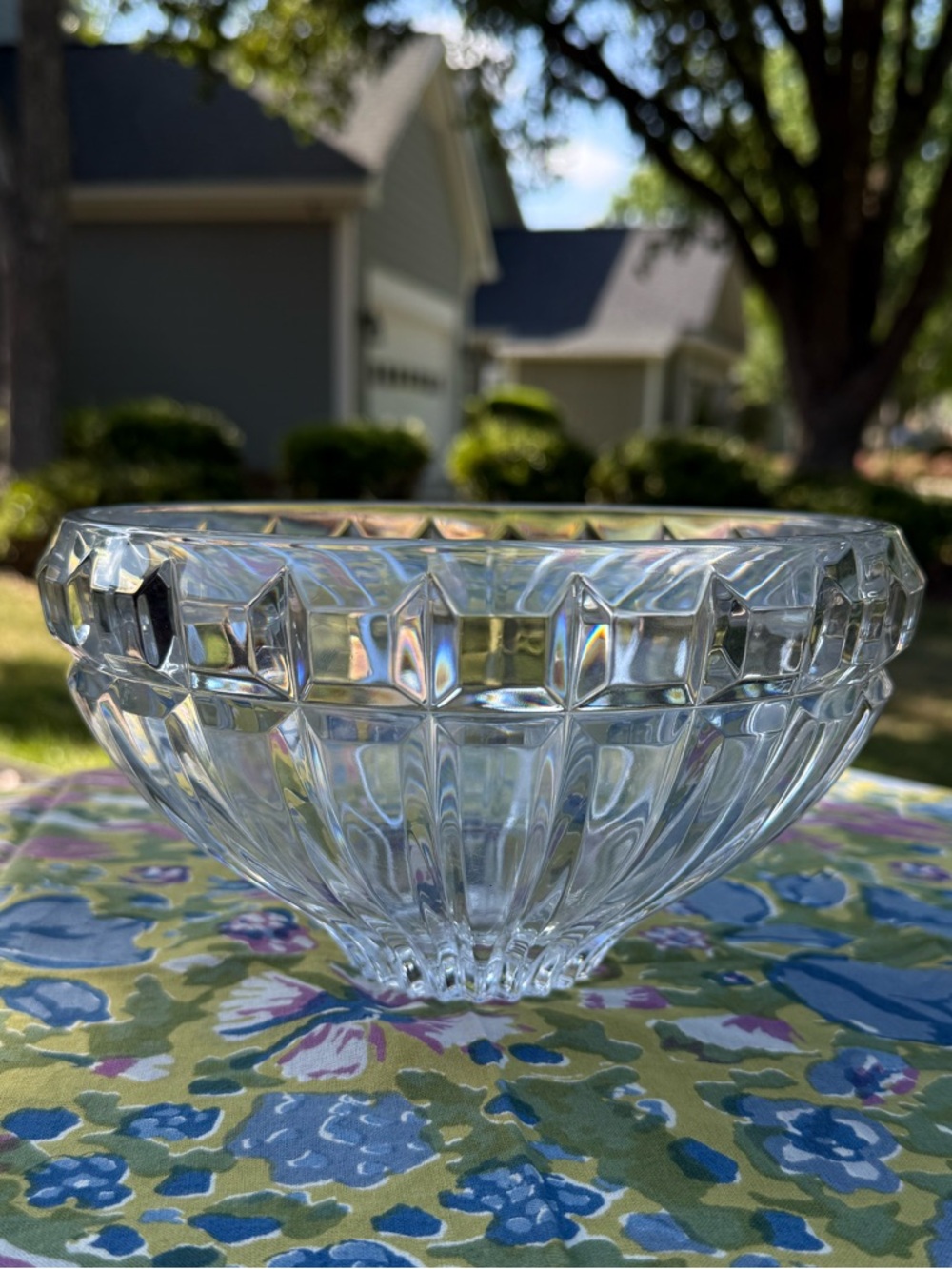Crystal Serving Bowl